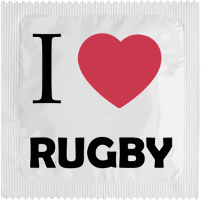 Préservatif I LOVE RUGBY