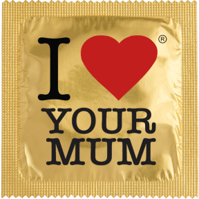 Préservatif I LOVE YOUR MUM