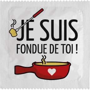 Préservatif Je Suis Fondue De Toi