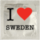 Prservatif Callvin I LOVE SWEDEN CHROME