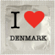 Prservatif Callvin I LOVE DENMARK CHROME