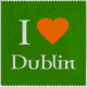 Prservatif Callvin I LOVE DUBLIN VERT