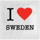 Prservatif Callvin I LOVE SWEDEN BLANC
