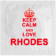 Prservatif Callvin Keep Calm And Love Rhodes