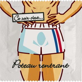 Préservatif POTEAU RENTRANT ( SHORT )