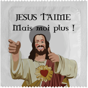 Préservatif JESUS T'AIME