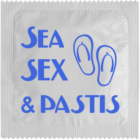 Préservatif Sea, Sex & Pastis
