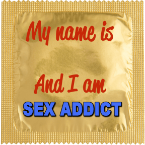 Préservatif I'm a sex addict