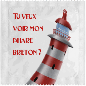 Préservatif TU VEUX VOIR MON PHARE BRETON